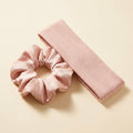 Ensemble bandeau + chouchou en satin