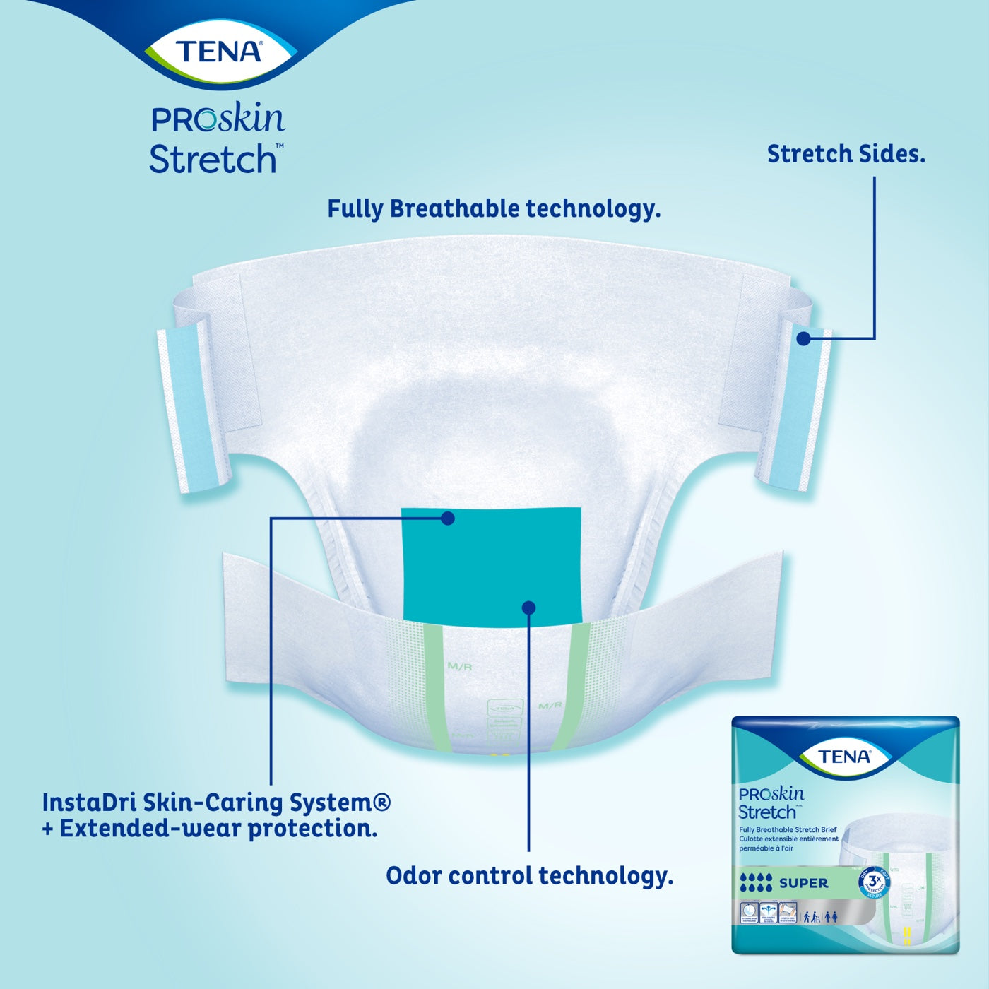 TENA ProSkin Stretch Super caractéristiques