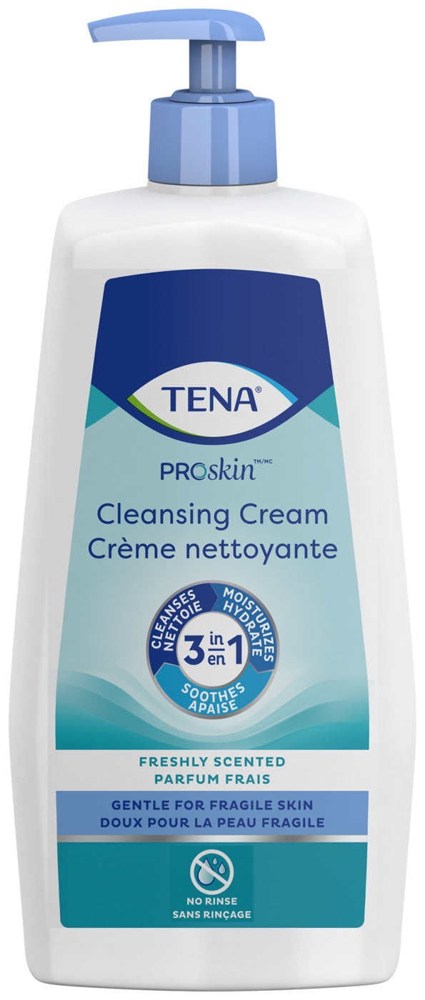 TENA crème nettoyante bouteille