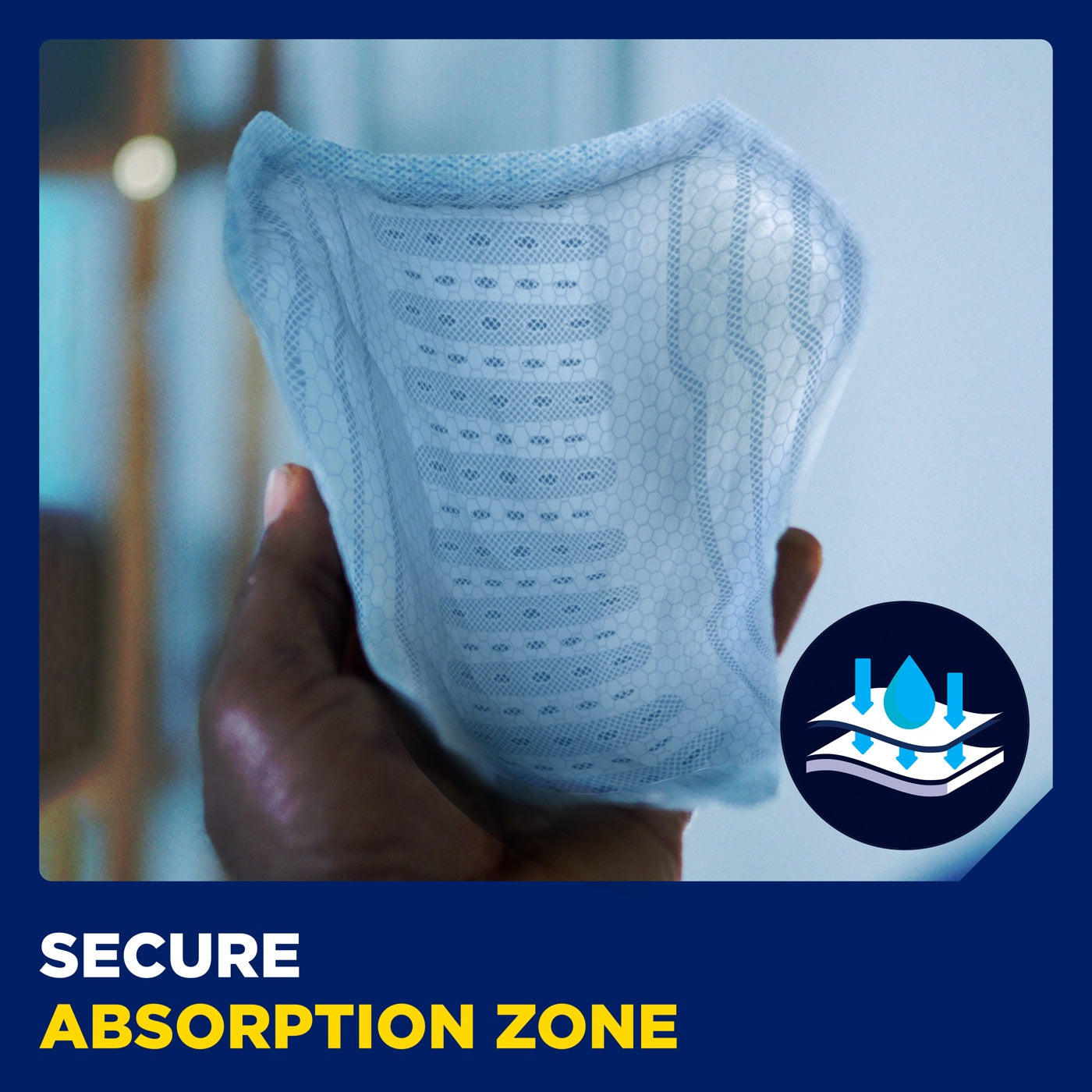 TENA Men zone d'absorption